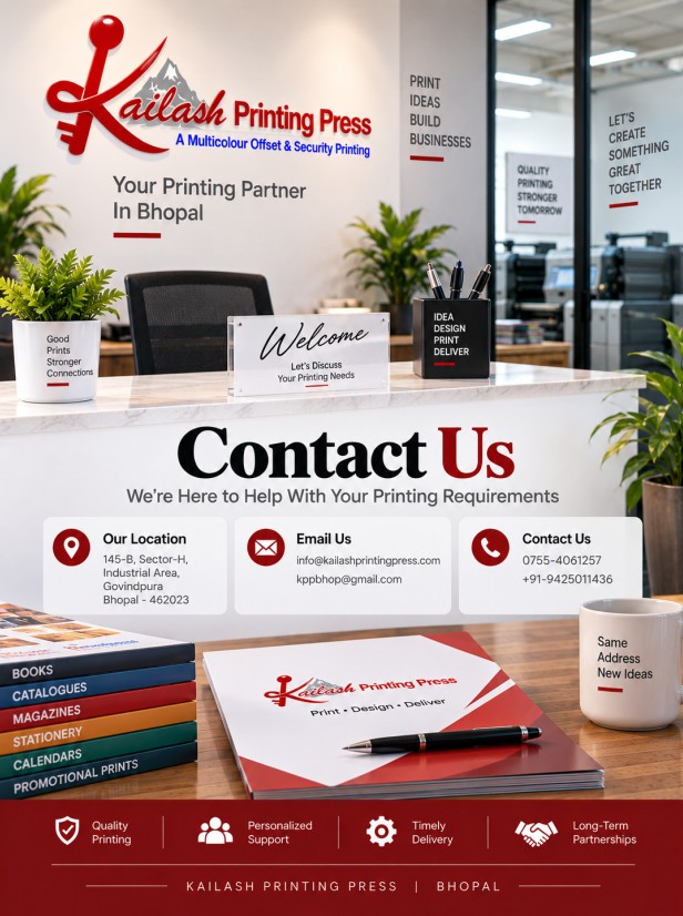 Kailash Printing Press contact office in Bhopal